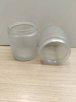 Échantillons en gros d'usine prêts à l'emploi, pots en verre transparent de 6 oz (180 ml), contenants givrés pour l'emballage de capsules, de vitamines, de pilules et de médicaments