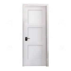 high quality wood door beautiful indoor door wooden solid China professional factory door interior solid wood