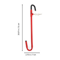 Cerradura de volante con gancho de cinturón retráctil, venta directa de fábrica, para coche