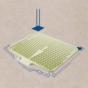 Household Silicone Dish Mat Insulated Water Draining Kitchen <b>Desk</b> Pad Heat Resistant Kitchen Accessory - Product Image 3