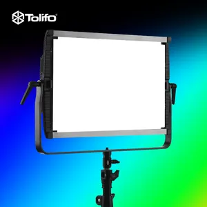 Tolifo مصنع التصوير الإضاءة GK-S150RGB 168W RGB LED فيديو صور مصباح لوح 2700K-10000K مع البعيد DMX APP التحكم