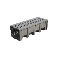 Caniveau de drainage extérieur au design moderne, en acier inoxydable durable, en acier galvanisé, en fer, anti-corrosion, installation facile