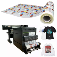 Rouleau de film PET DTF A3, épaisseur 75U, film de transfert DTF double face, feuilles de film imprimées, rouleau de film