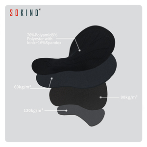 Imbottitura per Pantaloncini da <span class=keywords><strong>Ciclismo</strong></span> di Alta Qualità, Alta Densità, Reversibile, Taglie Grandi, Unisex, Ecologica, Traspirante, con Cuscinetto in <span class=keywords><strong>Gel</strong></span> - Product Image 3