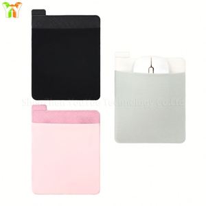 กระเป๋าใส่เมาส์แบบมีกาวในตัว ทำจากผ้าไลคร่า ขนาดกะทัดรัด - Product Image 2