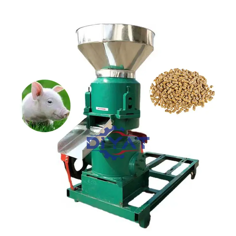 animal poultry fish feed processing machines wood pellet mill making machine