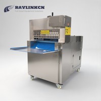 Nouvelle machine à trancher la viande congelée automatique haute performance avec épaisseur réglable pour une découpe rapide, précise et uniforme des steaks