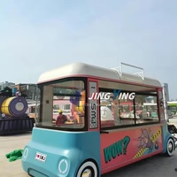Repas Café Remorque Food Truck Mobile Commercial Camping Snack Car Personnalisé Mobile Cuisine Remorques Food Mini Car Electrique