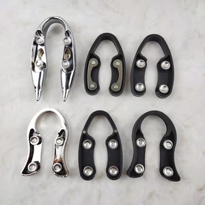 Corkscrew Opener ABS Plastic 4 In 1 Wine Bottle Foil Cutter Black Silver Flat Shape Stainless Steel Core - Product Image 1