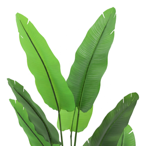 OH sanat düşük fiyat yapay gezgin palmiye ağacı kapalı bitki dikey paneller dekorasyon bitki için yeşil bırakır - Product Image 4