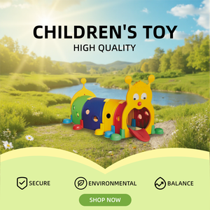 다양한 색상의 실내 플라스틱 놀이 터널 (어드벤처 파크 및 정원 교육용) - Product Image 1