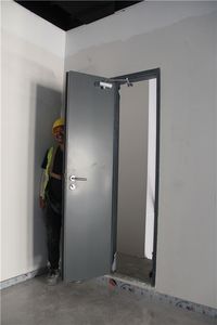 Para puerta cortafuegos de metal certificada por UL Entrada de acero antirrobo para escuelas y aulas Superficie acabada de diseño moderno - Product Image 4