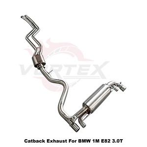 ระบบท่อไอเสียแคทแบ็กสแตนเลส Vortex Performance สำหรับ BMW 1M E82 3.0T ปี 2011-2012 อะไหล่แต่ง - Product Image 2