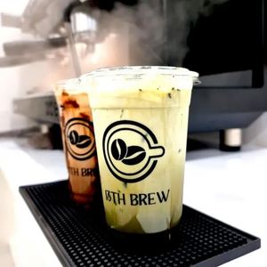 อุปกรณ์ร้านกาแฟแบบกำหนดเอง แก้ว PET ใสแบบใช้แล้วทิ้ง ขนาด 12/16/24 ออนซ์ ผนังเดี่ยว ขนาด 98 มม. สำหรับเครื่องดื่มเย็น ย่อยสลายได้ - Product Image 2