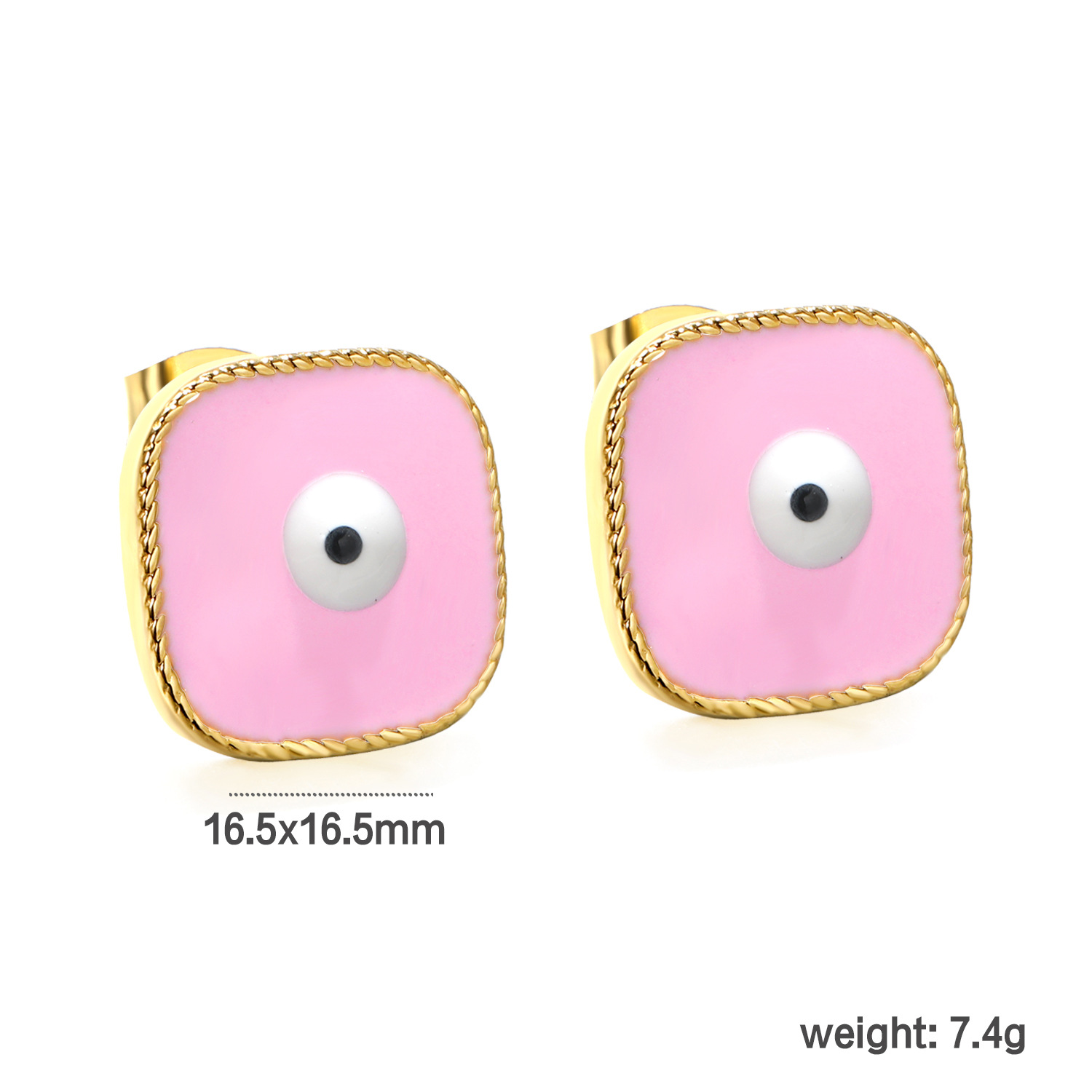 รองพื้นบนดวงตาสีขาว