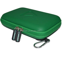 Étui de transport portable en EVA, résistant aux chocs, avec logo personnalisé, étanche, coque rigide, avec pochette de protection en mousse, double fermeture éclair