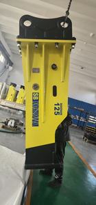 Disjoncteur hydraulique SOOSAN sb 125 type BOX adapté aux pelles lourdes de 28 à 35 tonnes pour la construction et la démolition - Product Image 6