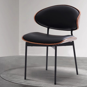 Prix de gros d'usine <span class=keywords><strong>Restaurant</strong></span> Chaises De Luxe Cafés Designer De Mode En Bois Moderne Noir À Manger Chaises - Product Image 1