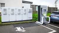 Système de stockage solaire tout-en-un avec station de recharge pour véhicules électriques, certifié OCPP1.6J CE, chargeur CCS avec stockage de batterie à énergie renouvelable