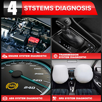 Escáner de Diagnóstico Automotriz Profesional Creader CRP123 V2.0, Lector de Códigos OBD2 EOBD con 2 Años de Garantía
