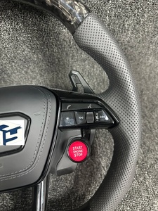 Volante de Fibra de Carbono Forjado para <span class=keywords><strong>Audi</strong></span> A4 B9 A5 <span class=keywords><strong>A3</strong></span> S4 S5 RS4 RS5 2017 2018 2019 2020 2021 <span class=keywords><strong>2022</strong></span> - Product Image 3