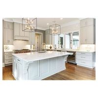 Armoires modernes Prima, ensembles complets en bois massif sur mesure pour l'intérieur, fabrication RTA, résistantes aux intempéries, pour villa, cuisine modulaire complète