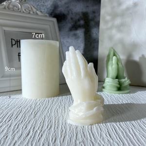 Molde de Silicona para Velas con Diseño de Manos en Oración, Molde para Velas Aromáticas, Suministros para Hacer Velas, Molde de Yeso para Adornos, Molde de Cera - Product Image 3