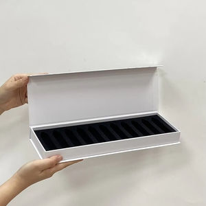 En kaliteli özel Logo tasarım kozmetik dövme ambalaj lüks gümüş sıcak damgalama dövme şişeleri için manyetik hediye kutusu - Product Image 4