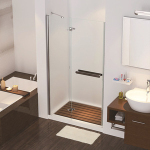 Porte <span class=keywords><strong>de</strong></span> <span class=keywords><strong>douche</strong></span> en <span class=keywords><strong>verre</strong></span> et aluminium à 2 côtés série moderne Design coulissant sans cadre <span class=keywords><strong>pour</strong></span> salle <span class=keywords><strong>de</strong></span> bain d'hôtel Cabine <span class=keywords><strong>de</strong></span> <span class=keywords><strong>douche</strong></span> d'angle - Product Image 2