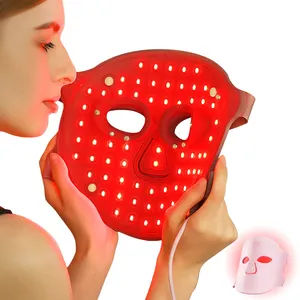 Shenzhen vendita calda strumento di cura della pelle luce rossa maschera di terapia vicino all'infrarosso 880nm luce rossa 5 colori Led maschera per viso dispositivo di terapia della luce