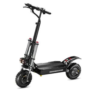 Potente Scooter Eléctrico para Adultos, Todoterreno, Plegable, de <span class=keywords><strong>2</strong></span> Ruedas, Motor Dual, 11 Pulgadas, 60V, 5400W - Product Image 2