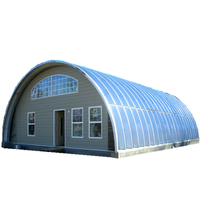 Kits de cabane Quonset et arc Bâtiment en acier Quonset Toit en métal Joint à vis Toit en métal Bâtiment Écrou et boulon Panneau Cabane Toit en métal Garage