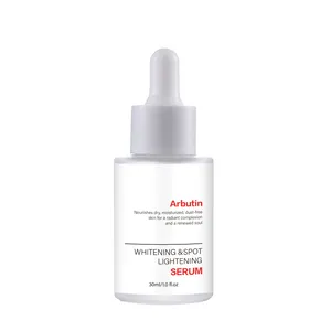Private Label Alpha Arbutin Pigmentation Whitening Skin Tone Dark Spot Correcting Lightening Face Serum