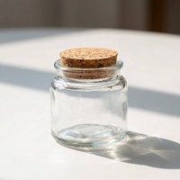 Frascos de Vidrio Color Ámbar para Velas con Tapón de Madera, Portavelas Sellados, Recipientes para Velas de Aromaterapia para Decoración del Hogar