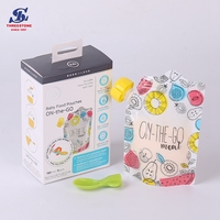 Pochette de nourriture pour bébé à bec réutilisable Squeeze