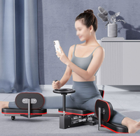 Machine d'étirement des jambes Ranzana RZS024 - Entraîneur de yoga et de danse pliable, construction en acier et PU, capacité de 200 kg, ouvre-jambes flexible