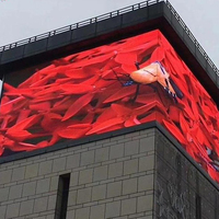 Panneau de mur extérieur d'affichage à LED de P10 aluminium/matériel de fer pour les murs visuels et le signage de Digital
