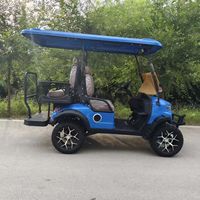 Voiture de golf électrique Karich 2+2 places, 3500W, 4 roues tout-terrain avec toit, vitesse 30-50 km/h, très vendue