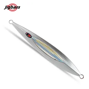 JIGBASS Big Game 400G 200MM Long Casting Metal Jigging Lure Heavy Duty Deep Saltwater Slow Pitch Lead Fishing Jigbait