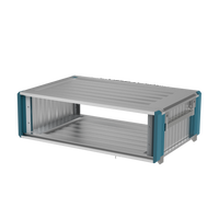 RDEKONO Subrack 19 pouces 3U 6U pour cartes PXI PXle CPCI VPX VME VMEbus, Châssis de rack 19 pouces 3U 320mm Schroff