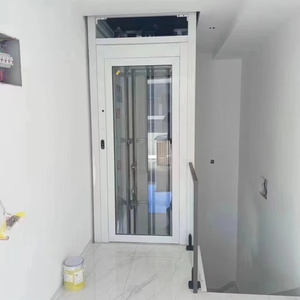 Elevador de pasajeros hidráulico pequeño y económico para el hogar de la villa para 1-4 pisos Ascensor interior al aire libre personalizado - Product Image 1