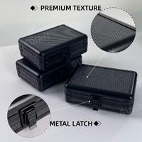 Boîte étanche en aluminium à une fente compatible pour cartes, étui de transport pour cartes TCG, étui de rangement pour cartes de sport et cartes à collectionner