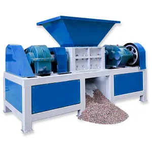 Vanest Industriële Dubbele As Schroot Shredder Recycling Afval Plastic Shredder Auto Shredder Mobiele