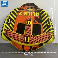 OEM, ODM 2, 3, 4 Personen Aufblasbare verrückte UFO-Matte Flugboot Ski röhre Wassersport Spielzeug Aufblasbares Schlepp boot