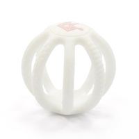 Rosa Krone Organic Food Grade Silikon Baby Beißring Massage Ball