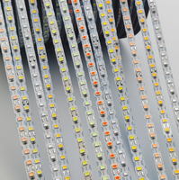Bande lumineuse LED flexible de type S 2835 SMD, DC12V 24V IP20 120 LED/m 6MM 5m/10m/20m/50m, rouleau de lumières LED pour enseignes lumineuses LED