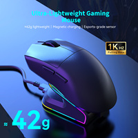 Ratón programable ultraligero de 38g, doble 8K HZ, Sem Fio, 2,4G, BT, con cable, modos triples, PAW3950, ratón para juegos de 30000DPI para PC y portátil
