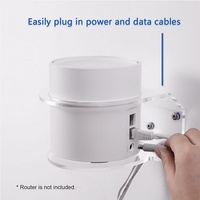 Dudukan Router pemasangan dinding braket dudukan pemegang kompatibel dengan tp-link Deco X20 atau Deco X60