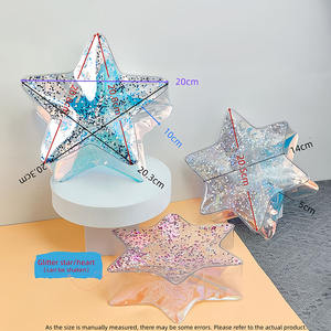 Custom iridescente in PVC stelle Glitter sacchetti cosmetici Laser PVC sacchetto compatto borsa per la conservazione di trucco da viaggio e uso quotidiano - Product Image 3