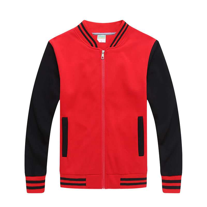 Red clothes black sleeves